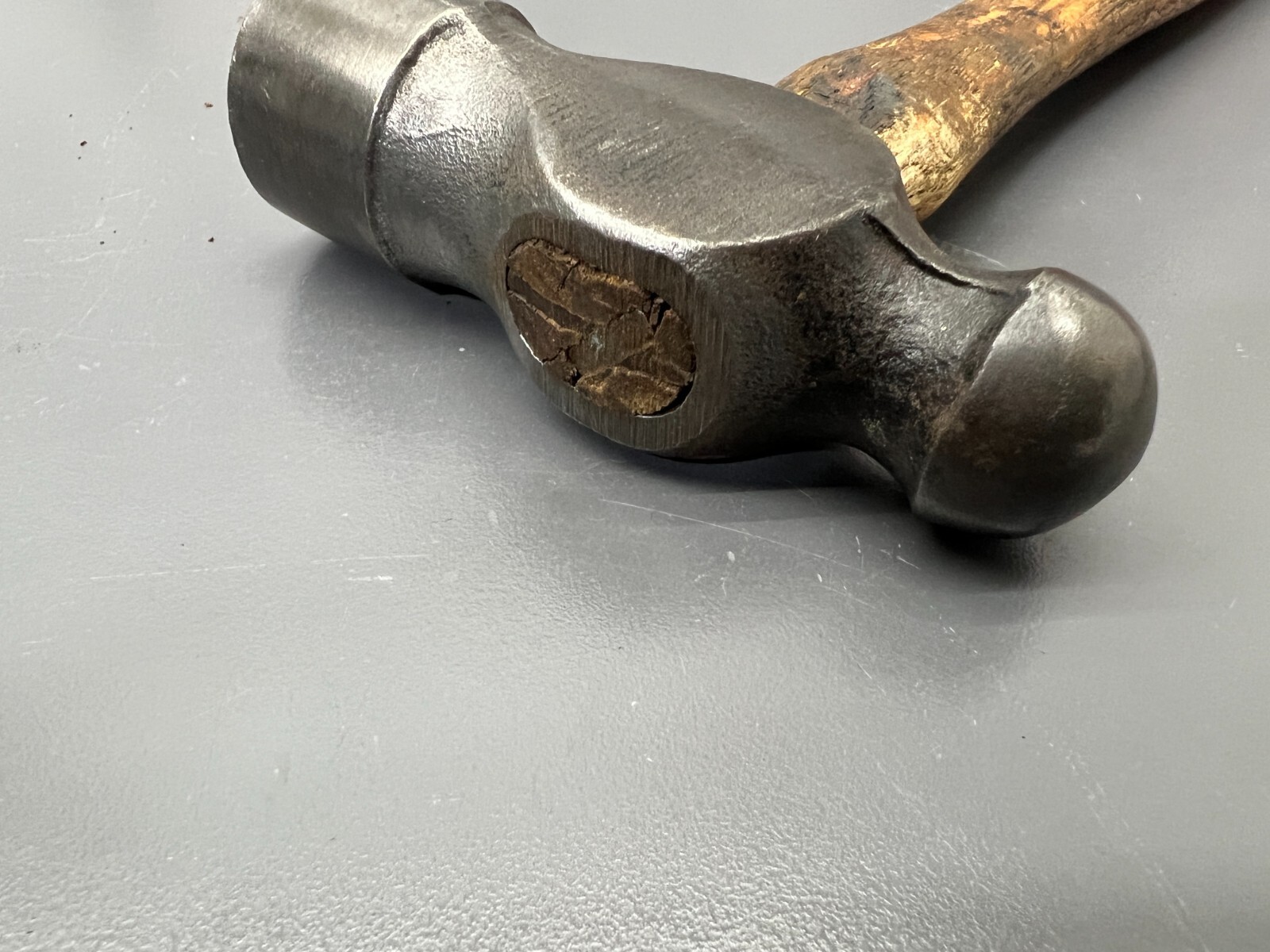 (H1) VINTAGE STANLEY 309B 12OZ. SHORT MACHINIST GUNSMITH BALL PEEN HAMMER – USA