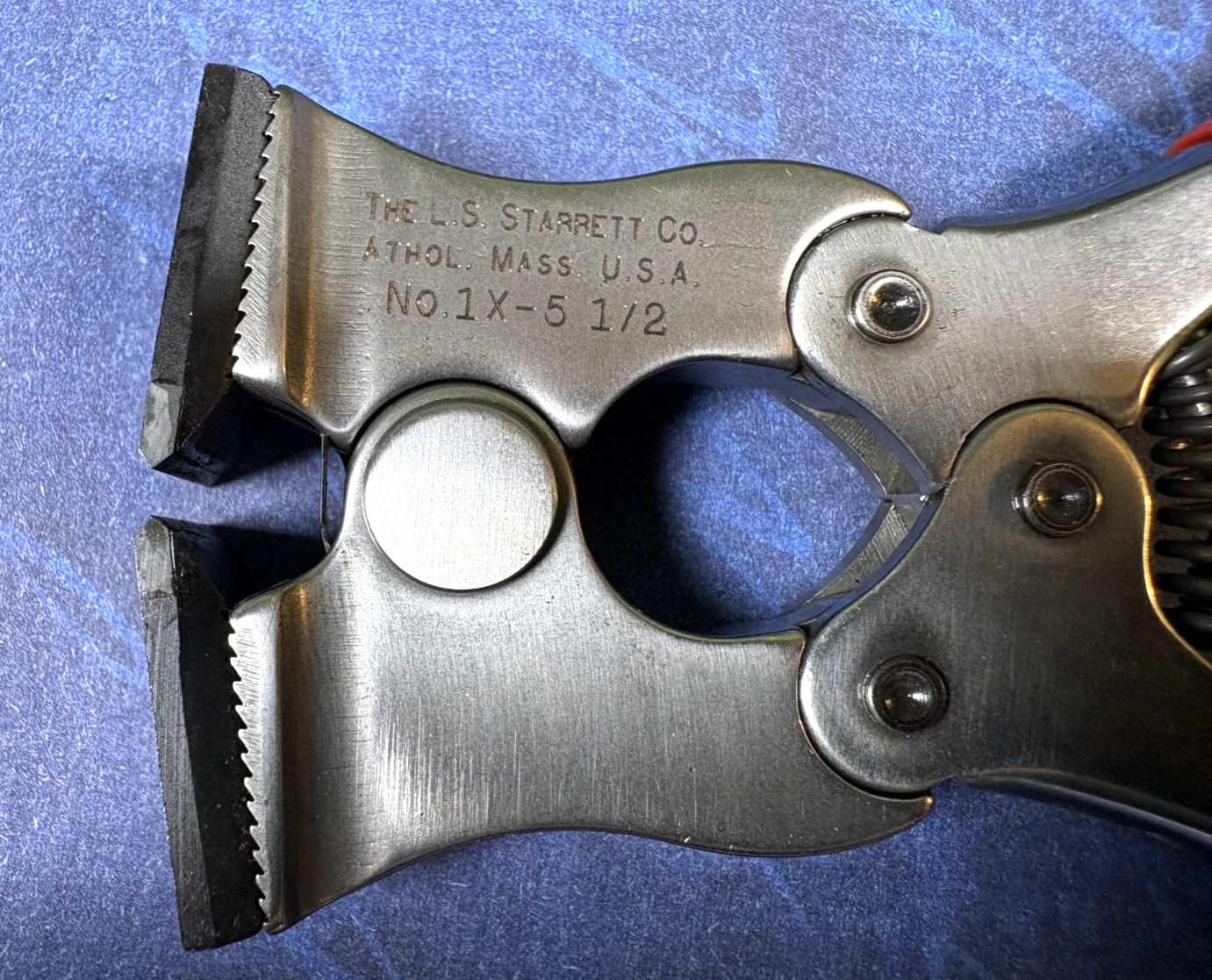 STARRETT 1X-5 1/2 ADJUSTABLE JAW CUT NIPPER ~ U.S.A.