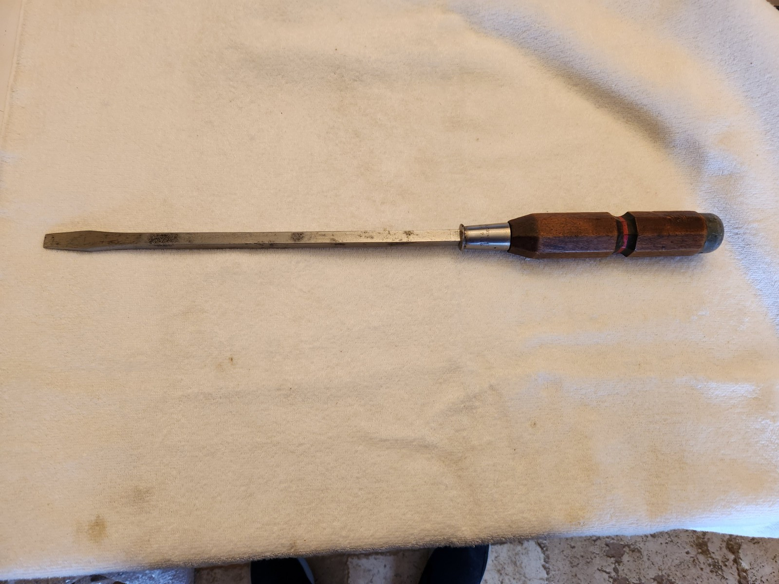 Vintage Proto LOS ANGELES Screwdriver 9714 Wood Handle Large 22 1/2″