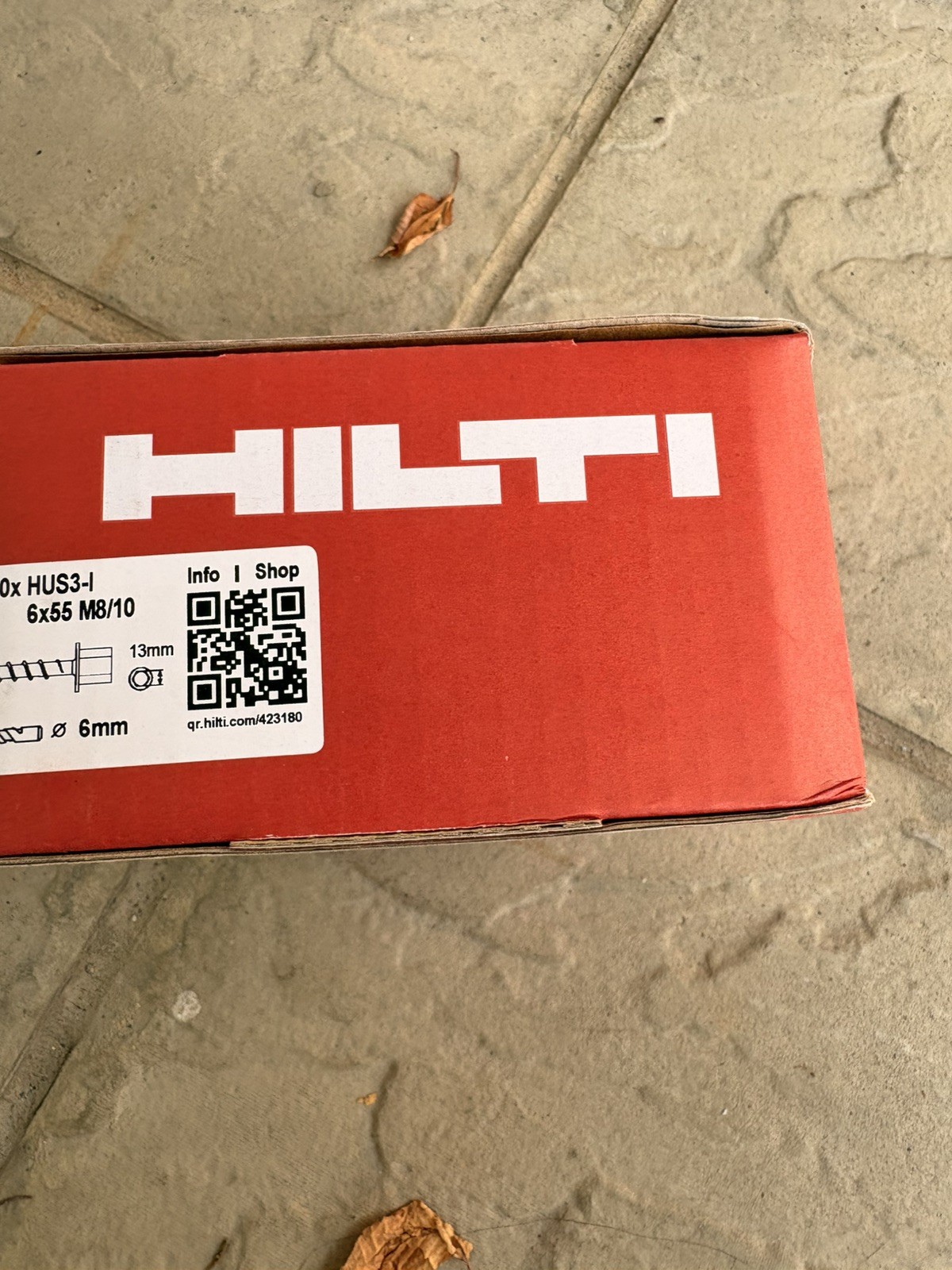 Hilti Hus Scew Brand New In Box 100xHUS3-1 6×55 M8/10