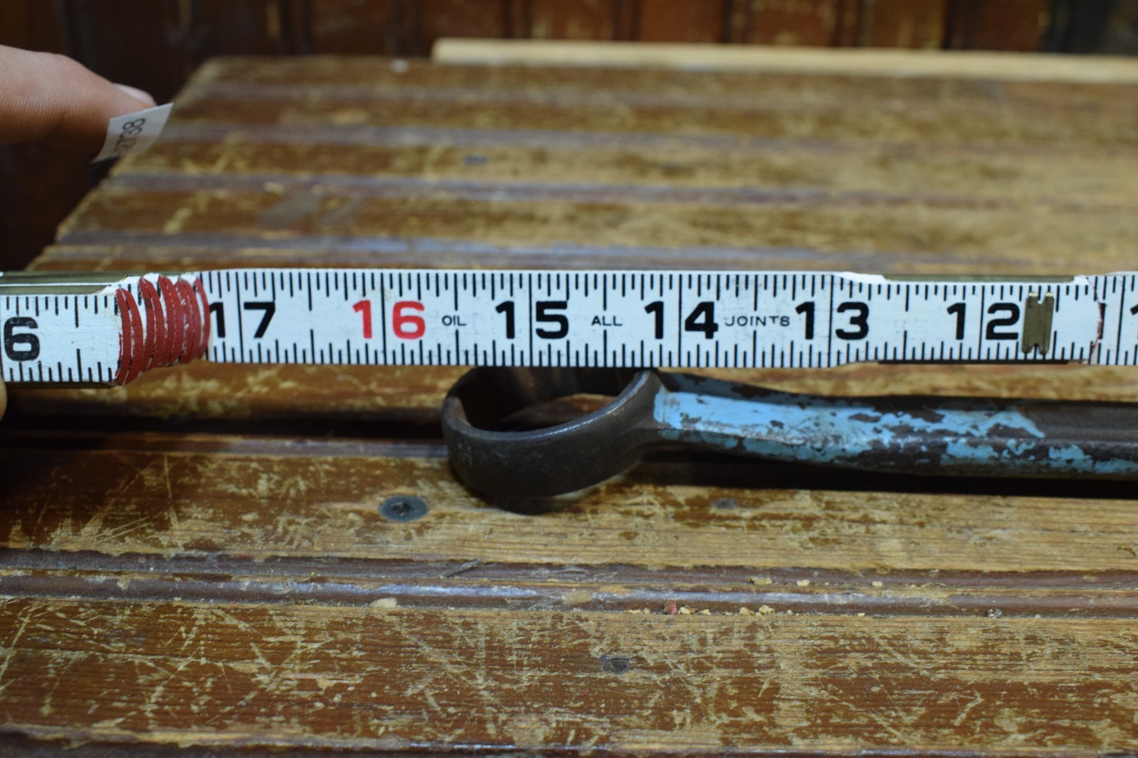 CRAFTSMAN BOX WRENCH 1-1/8″ 1-1/16″ DROP FORGED USA MADE MECHANIC OLD HAND TOOL