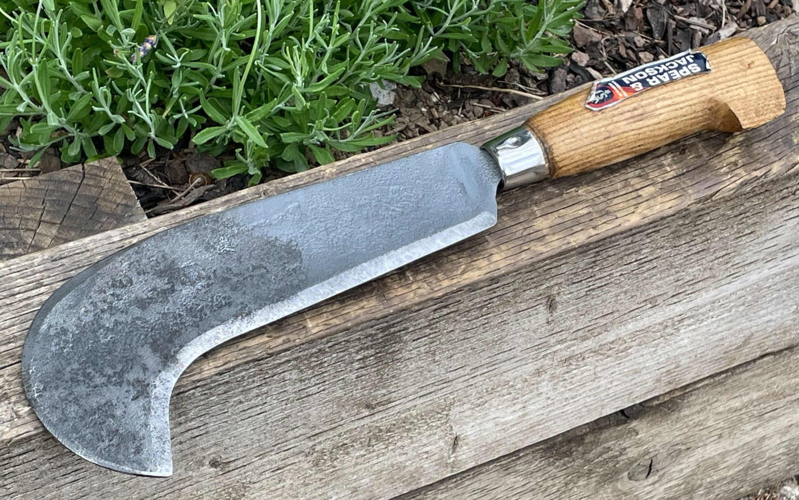 Vintage S&J Spear & Jackson 9-1/2″ Billhook Slasher Hedgelaying Garden Tool