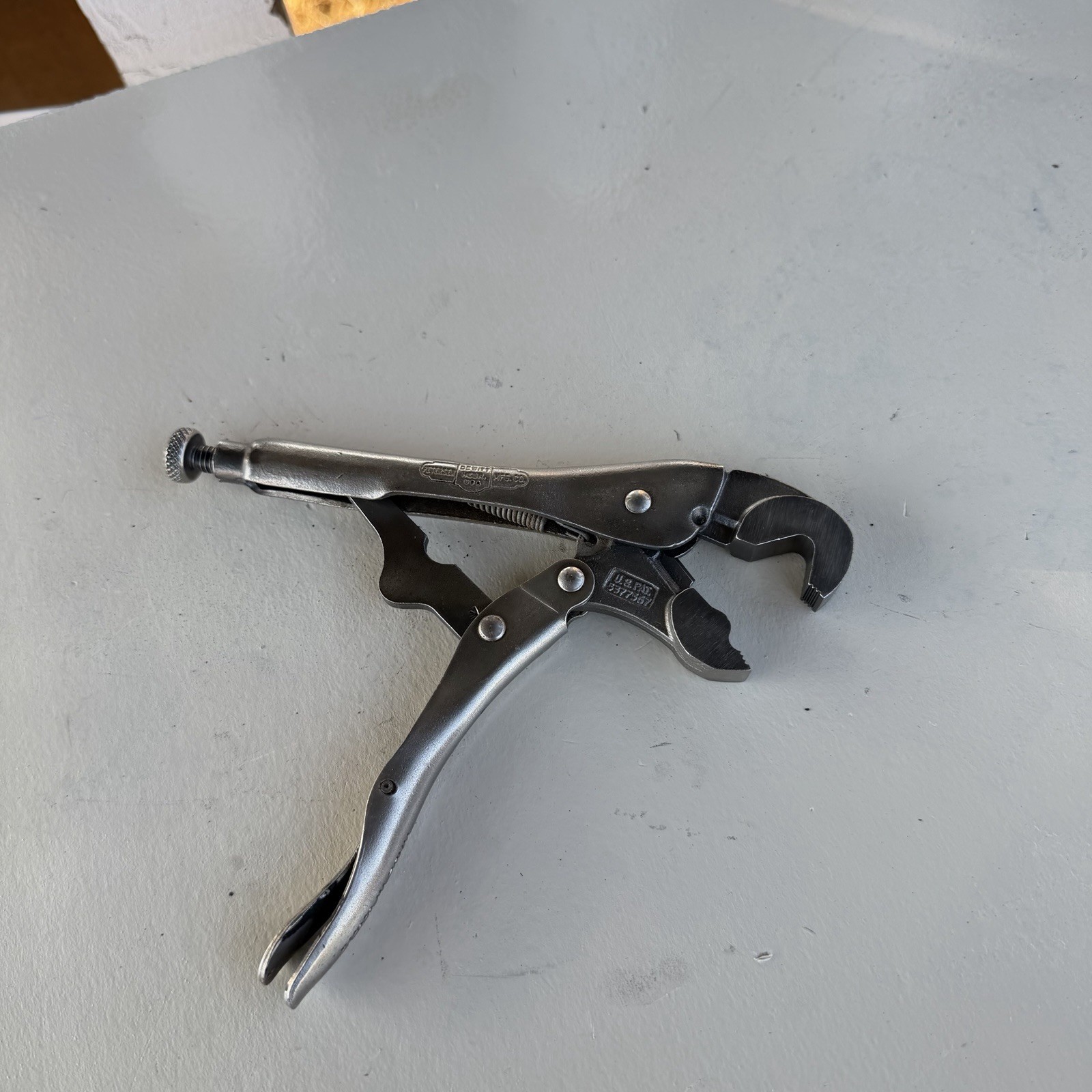Vintage Petersen Dewitt Nebr.7LW Nut Wrench Vise Grips 7” Locking Pliers