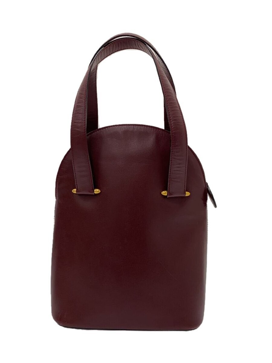 Cartier Tote Bag Used 12.5D x 31.5H x 27W cm Bordeaux Plain Pattern