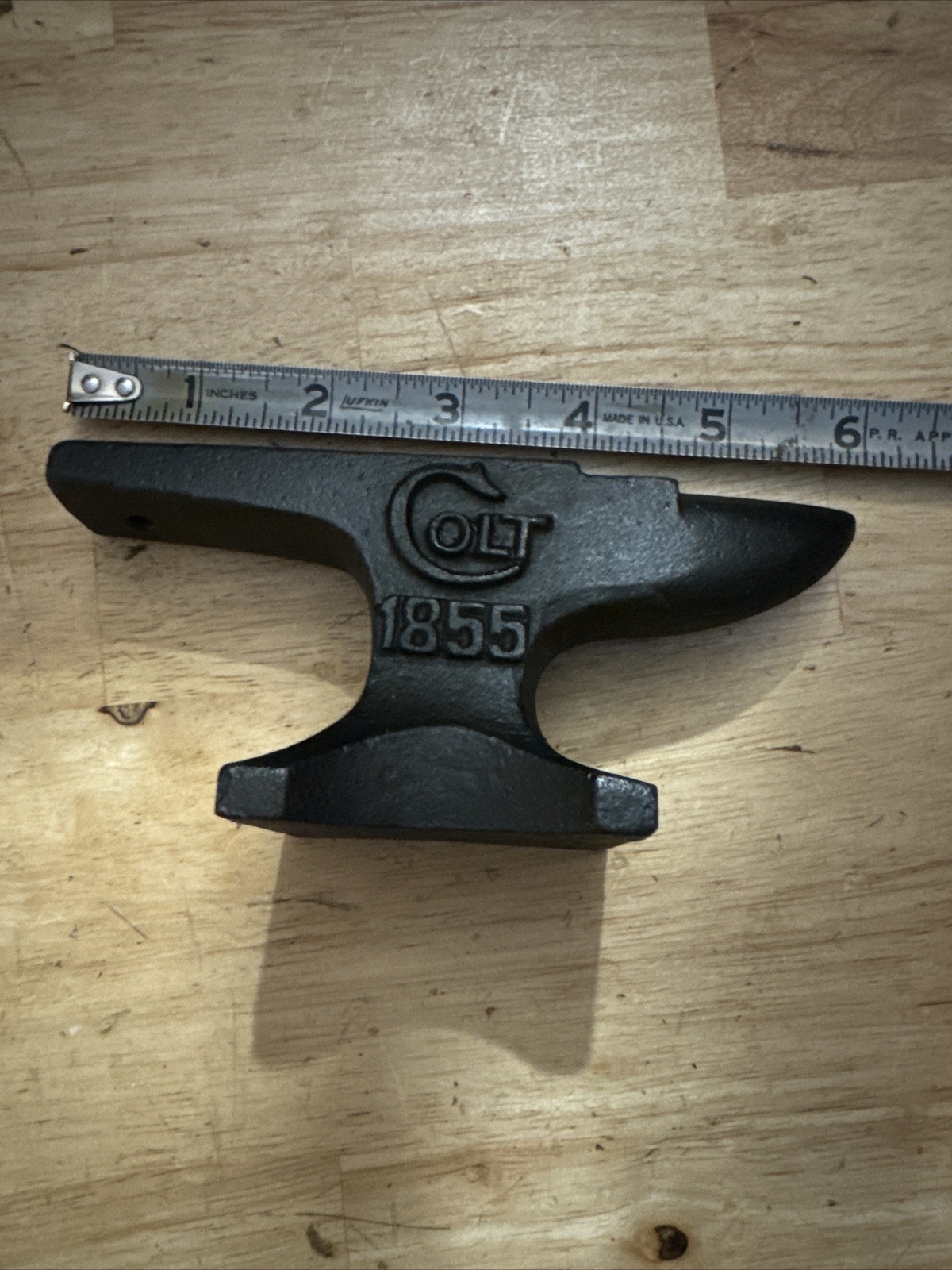 Colt Firearms Anvil Blacksmith Solid Metal Cast Iron GUNSMITH Paperweight Welder