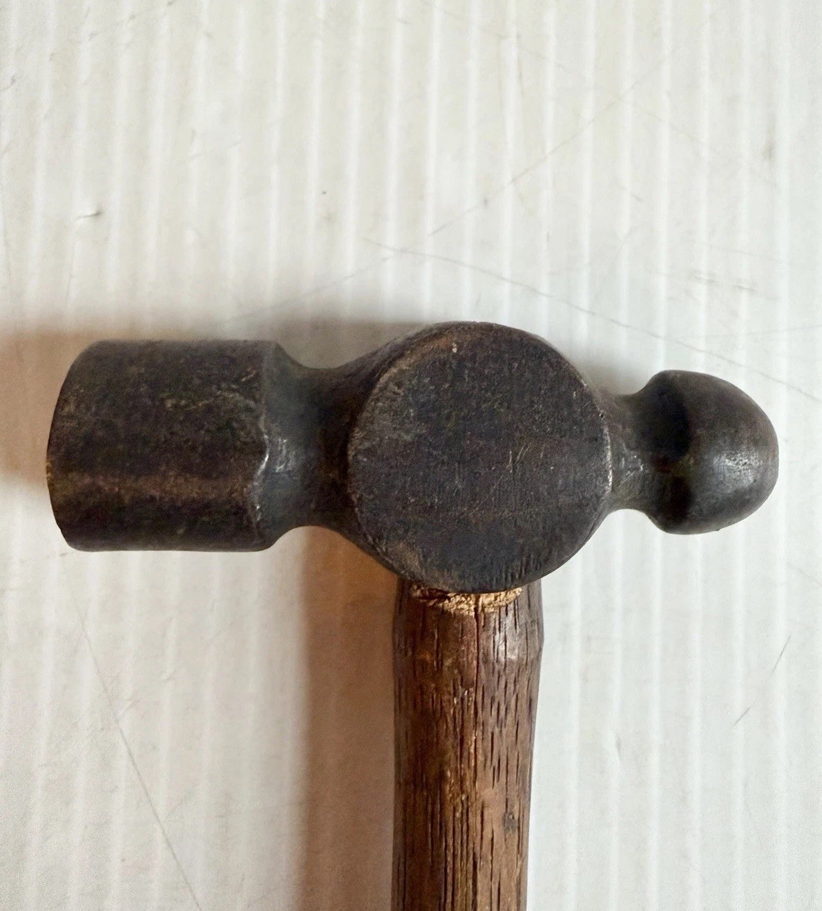Small Vintage 12oz Ball Peen Blacksmith Hammer 9” Long 3.5″ Head