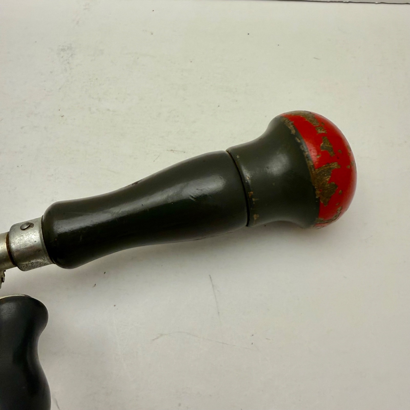 Vintage Stanley Handyman Eggbeater Hand Drill No. H1220 with 8 Bits USA Made