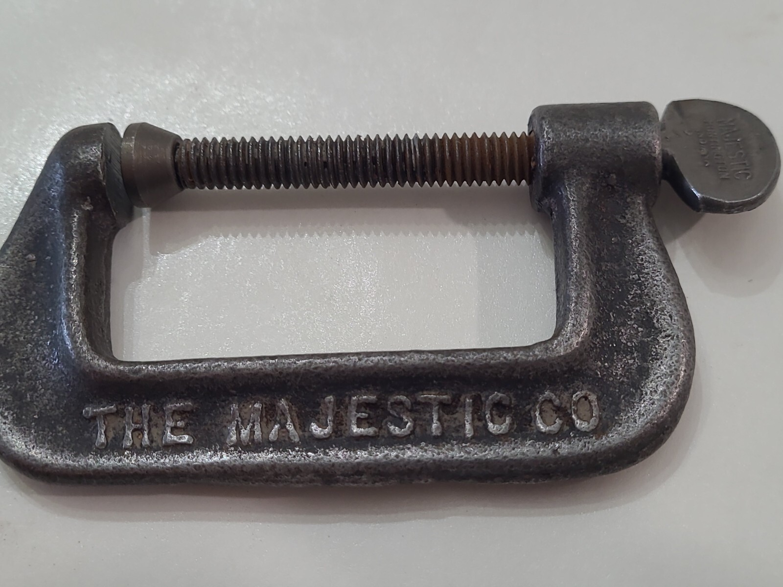 The Majestic Co. Brownie no. 2 C-Clamp Vintage Old Hand Tool Indiana USA