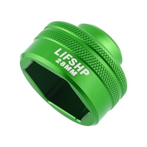Oil Filter Socket, 3/8″ Drive For Dodge Ram 6.7L Cummins Other 28MM Green