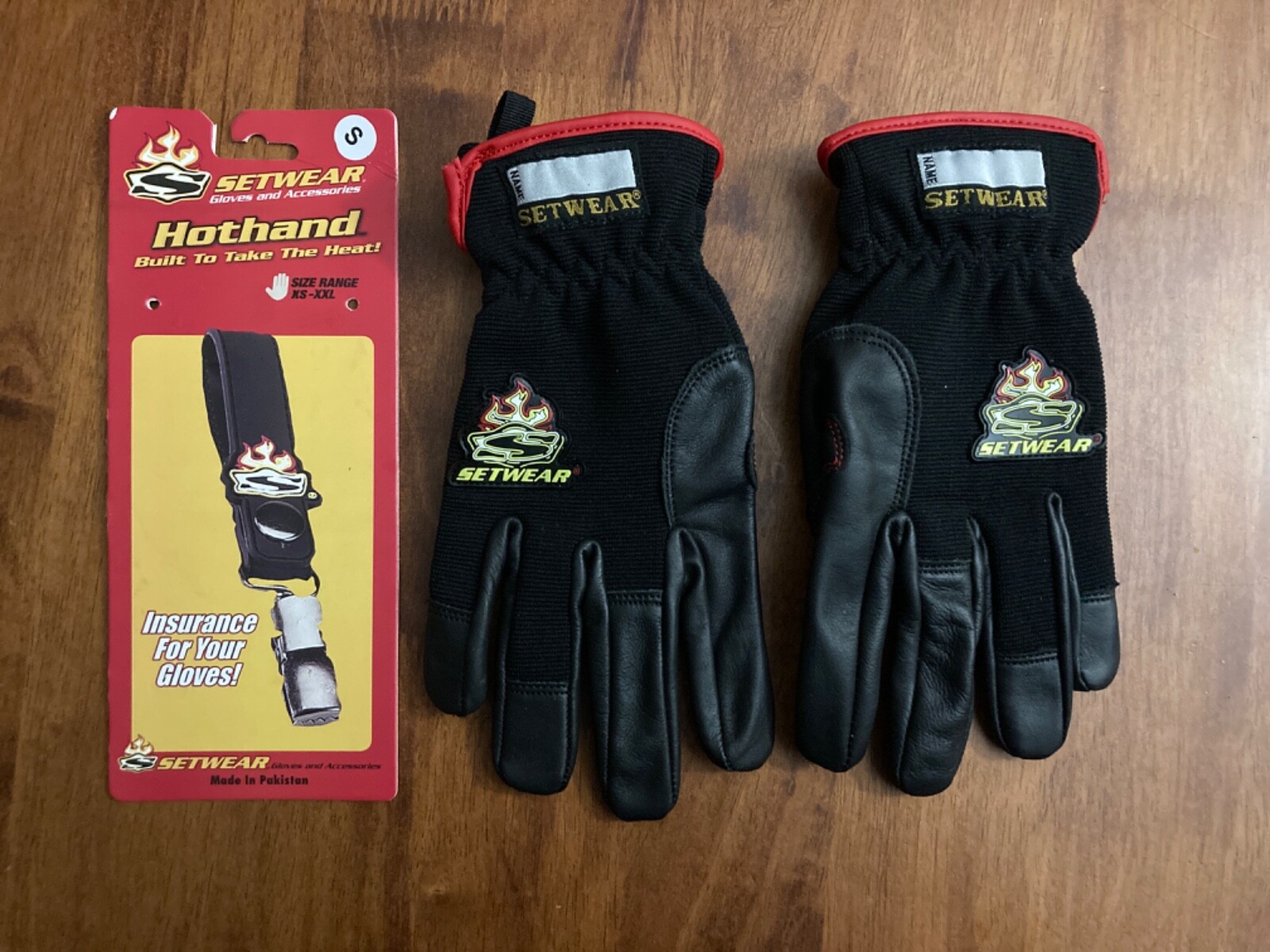 New Setwear Hot Hand 100% Heat Resistant Leather Glove Hothand Gloves Small