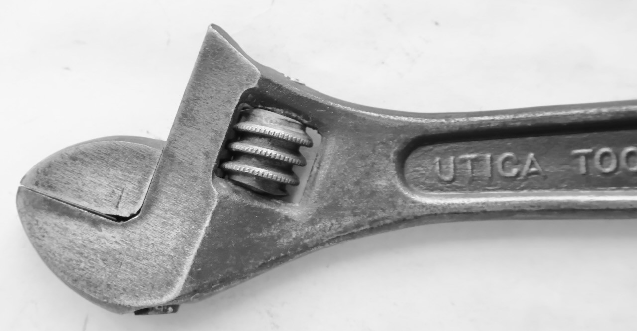 (2) Adjustable Wrenches – 8” Utica Tools + 10” Diamond A210 – Mt Top Tools