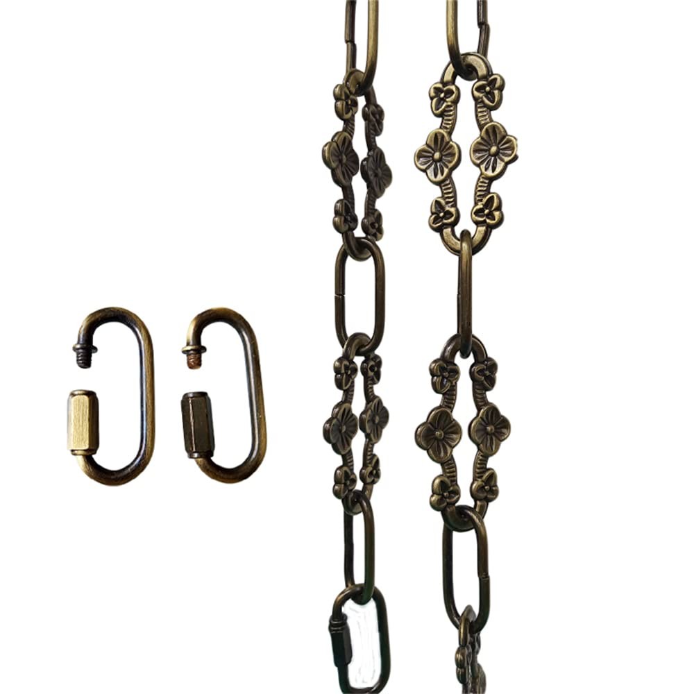 WOERFU 30 inch Antique Bronze Finish Decorative Plum Buckle 30 inch,