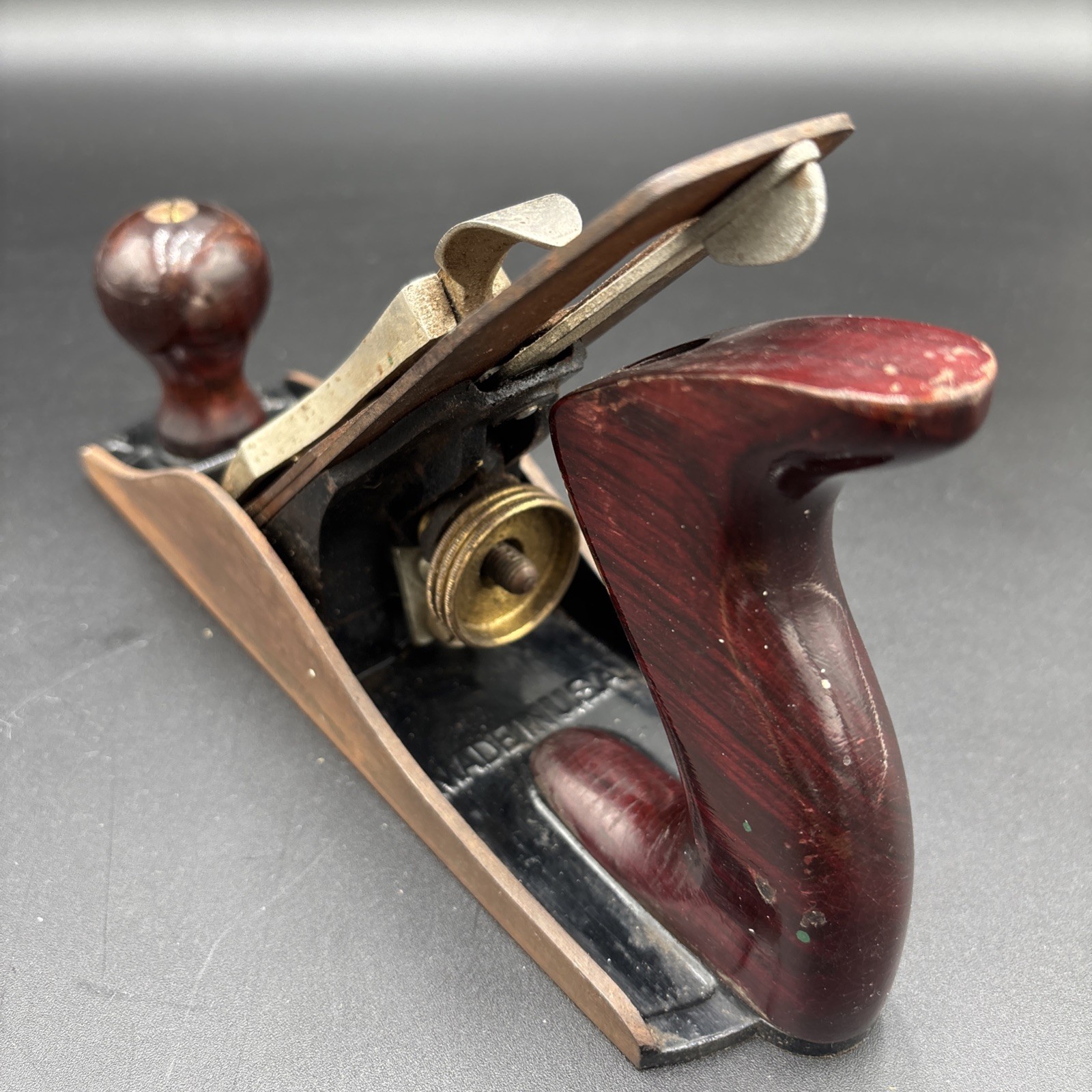 Stanley Bailey No 4C Type 16 1933-41 ￼ Corrugated Bottom Hand Plane Sharp User