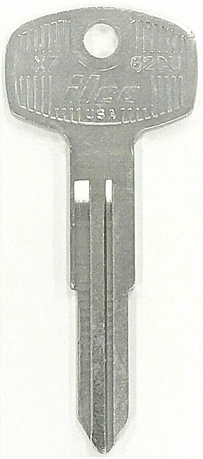 Dawes Lund Tool Box Locks Key Blank Blanks Keys X7 62DU