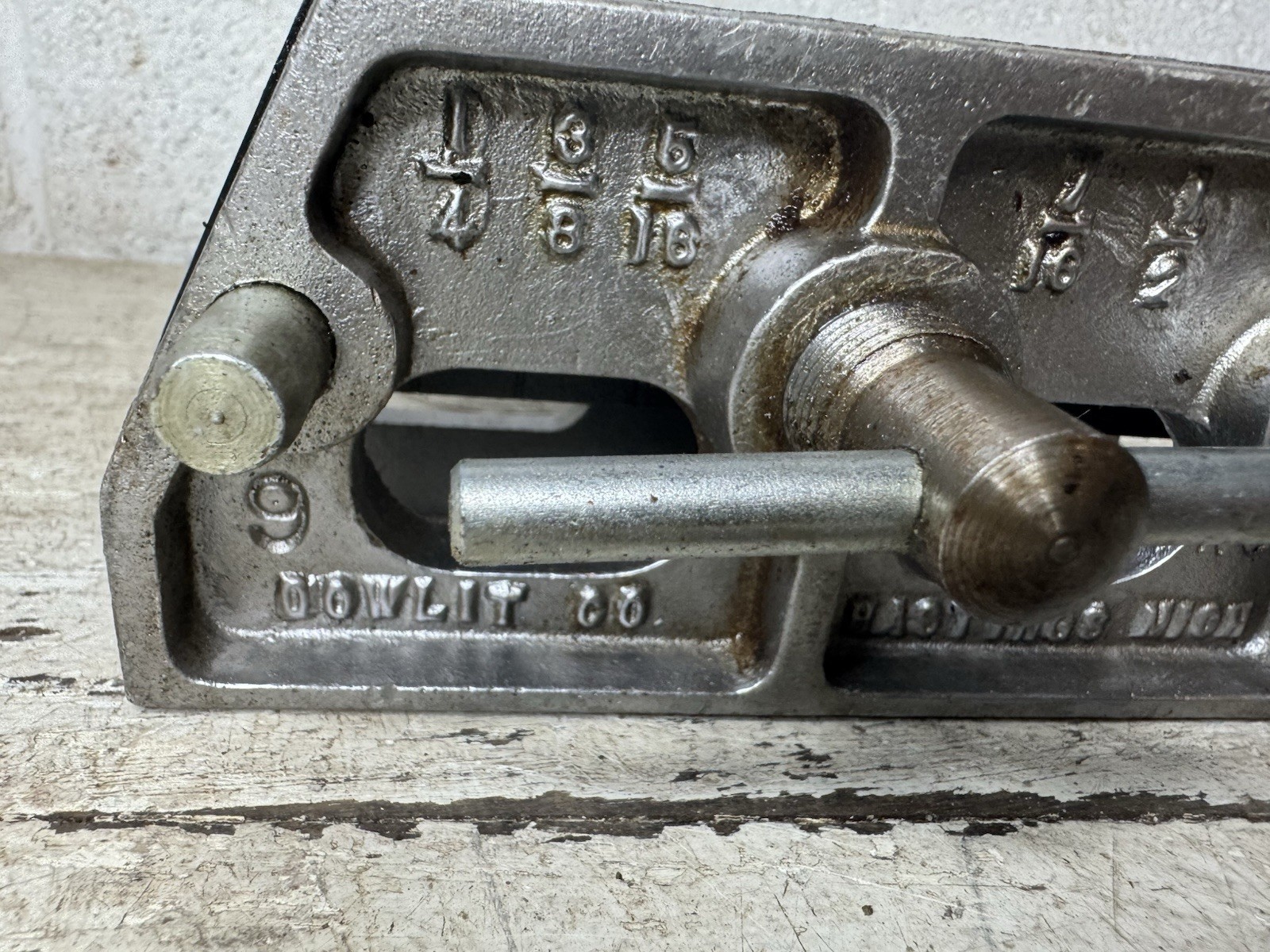 Vintage Dowl-it Genuine Dowl – it Co. Hastings Mich Centering Tool
