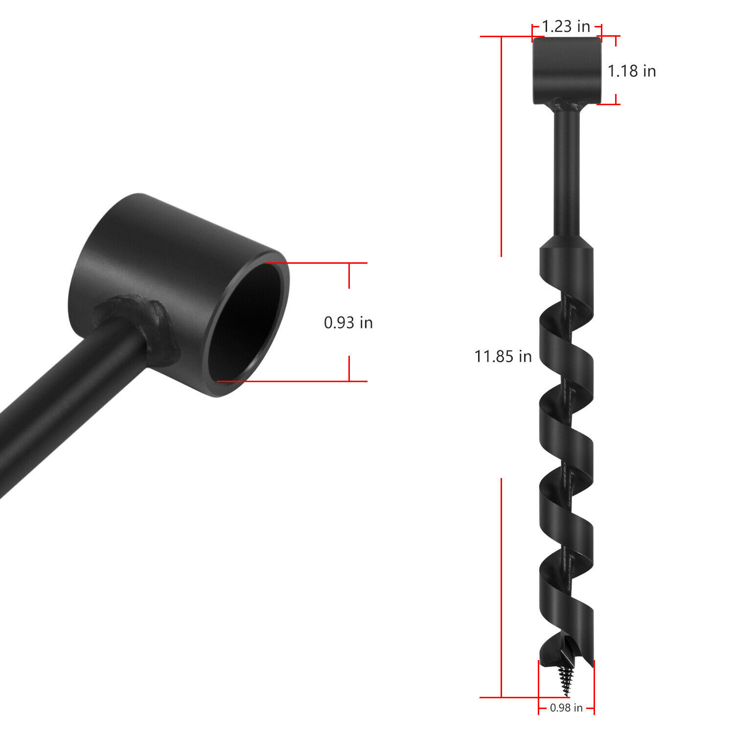 1″ X 12″ Scotch Eye Wood Auger Drill Bit 1 Inch Hand Auger Wrench Manual Hole