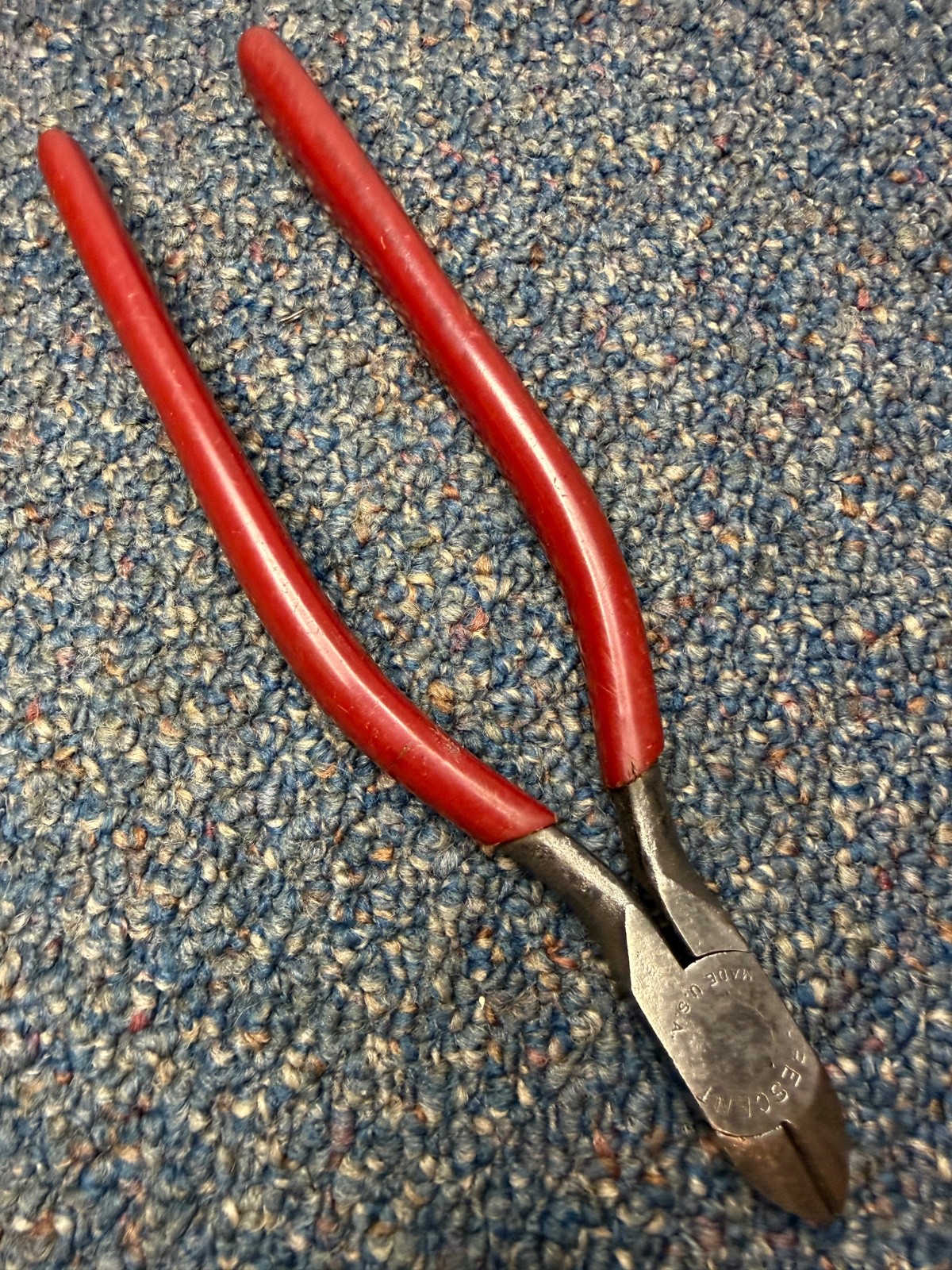 Vtg Crescent Crestoloy long-handle diagonal cutter, vg condition