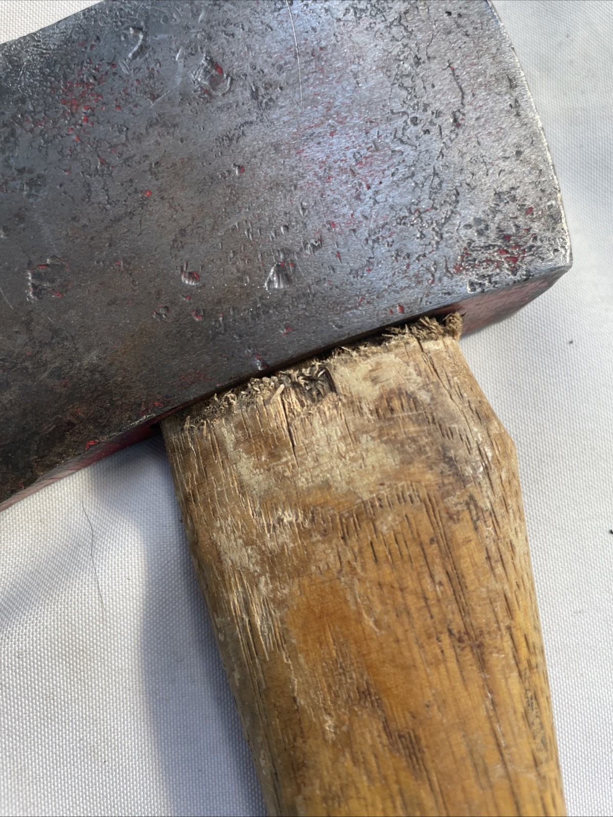 Vintage Hatchet Camping Axe Star Stamp 17 In Head Unbranded W/ Case