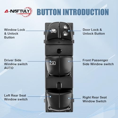 Master Power Window Switch Driver Side Compatible with 2013-2018 Nissan Altima