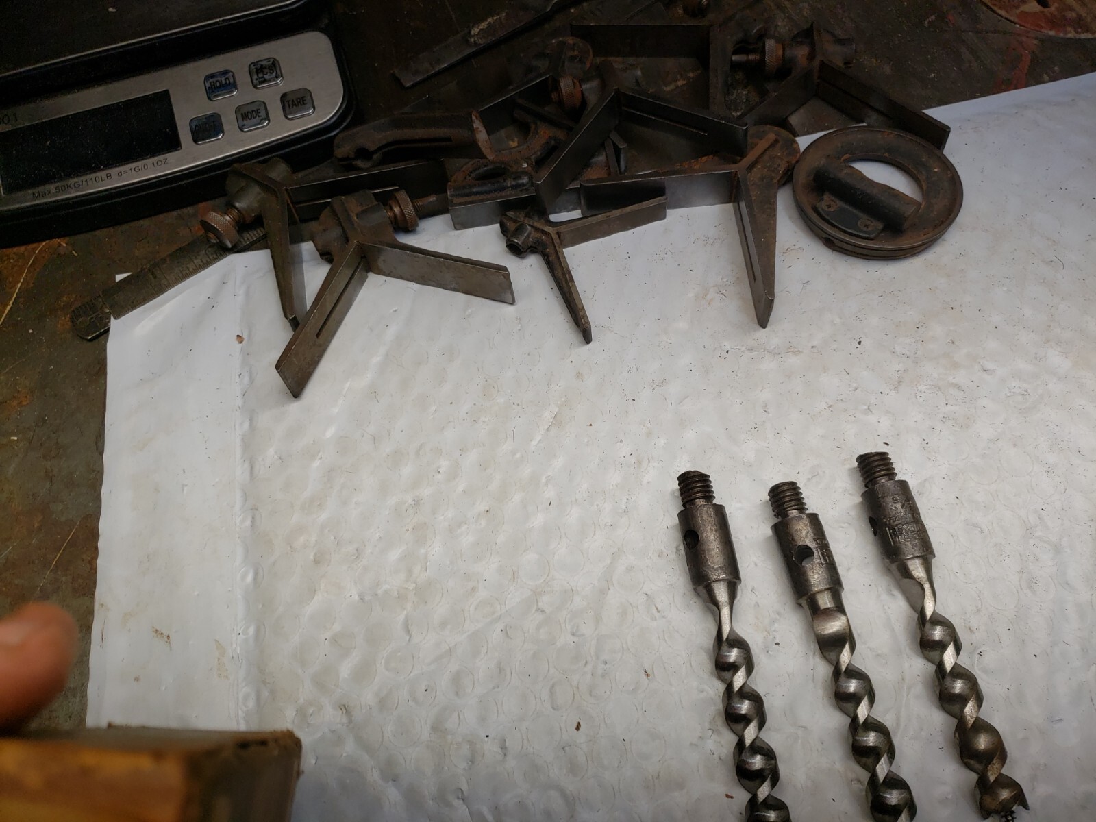 3 VTG RUSSELL JENNINGS No.309 8/16″ No.3 Turned Shank Machine Dowel Bit W/box