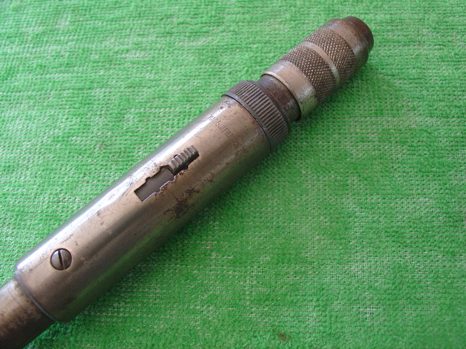 VINTAGE SPIRAL RATCHETING SCREWDRIVER (STANLEY YANKEE No.30) MADE IN FRANCE