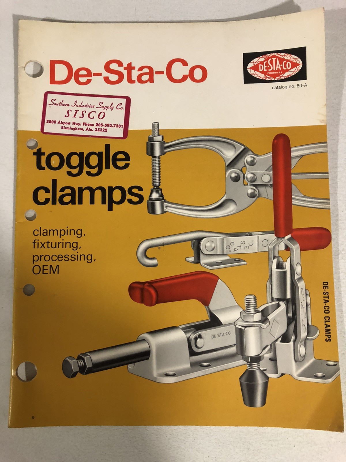 1969 De-Sta-Co Toggle Clamps Catalog Vintage Ephemera Bx1