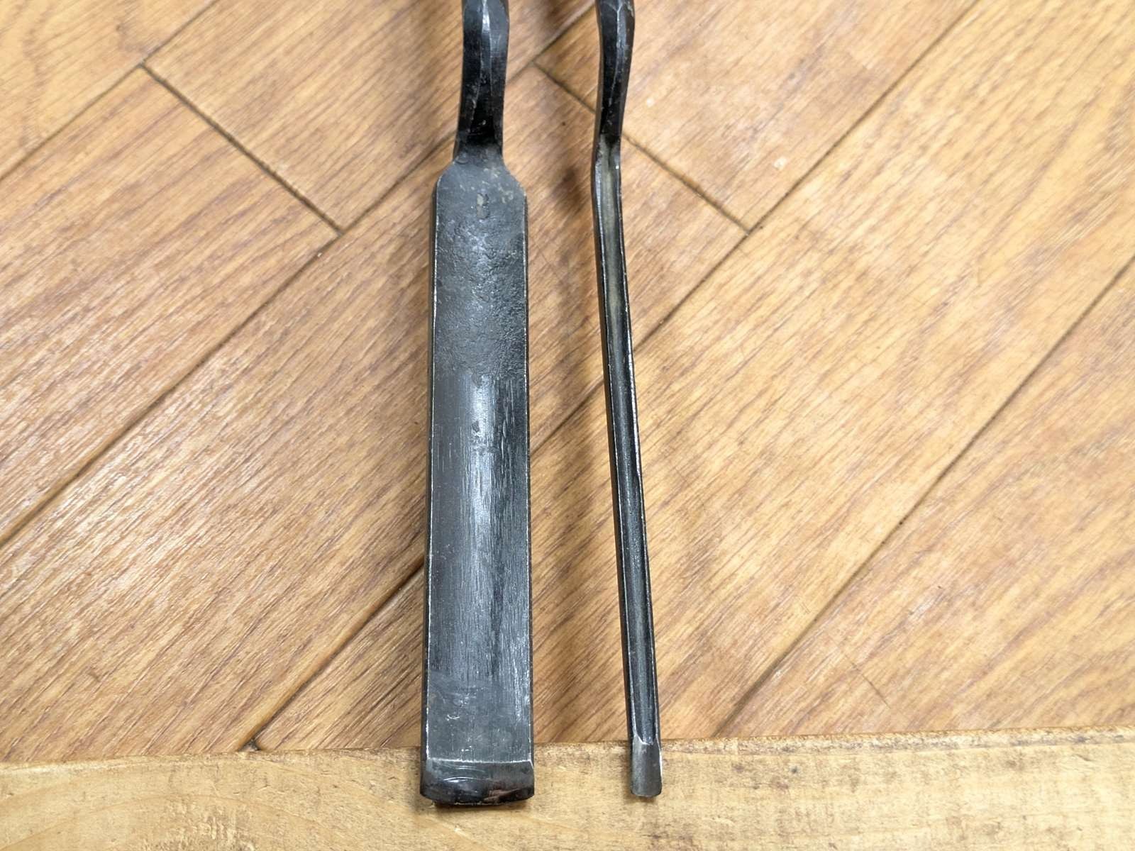 Japanese vintage chisel Tsuki (Kote) Nomi Japan Signed Vintage 18.5mm KH389