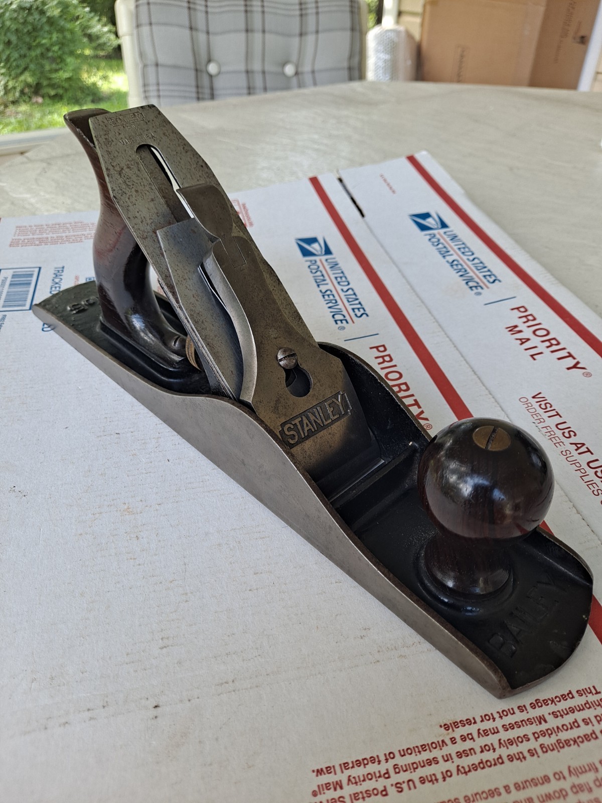 Stanley Bench Plane No. 5C (Corrugated) Type 14 (1928-1930)