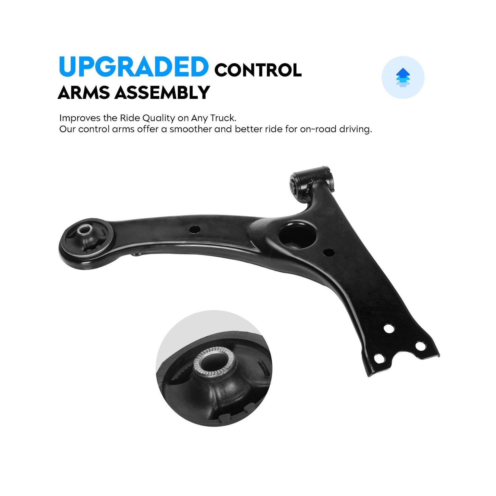 Front Lower Control Arms + Ball Joints + Sway Bar Links + Tie Rods for Toyota…