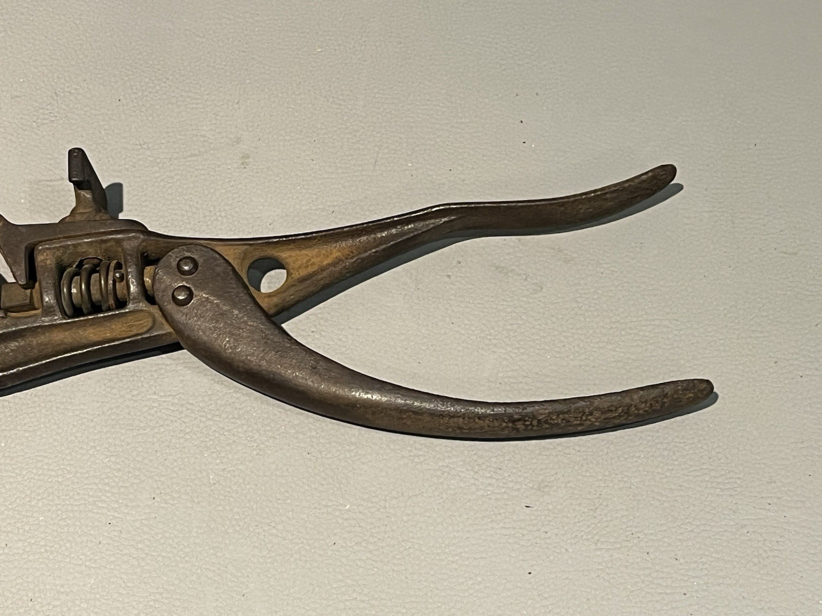 Antique Morrill’s Pat 4 A Cross Cut Saw Tooth Set -Pat’d Feb 24 Dec 14, 1880