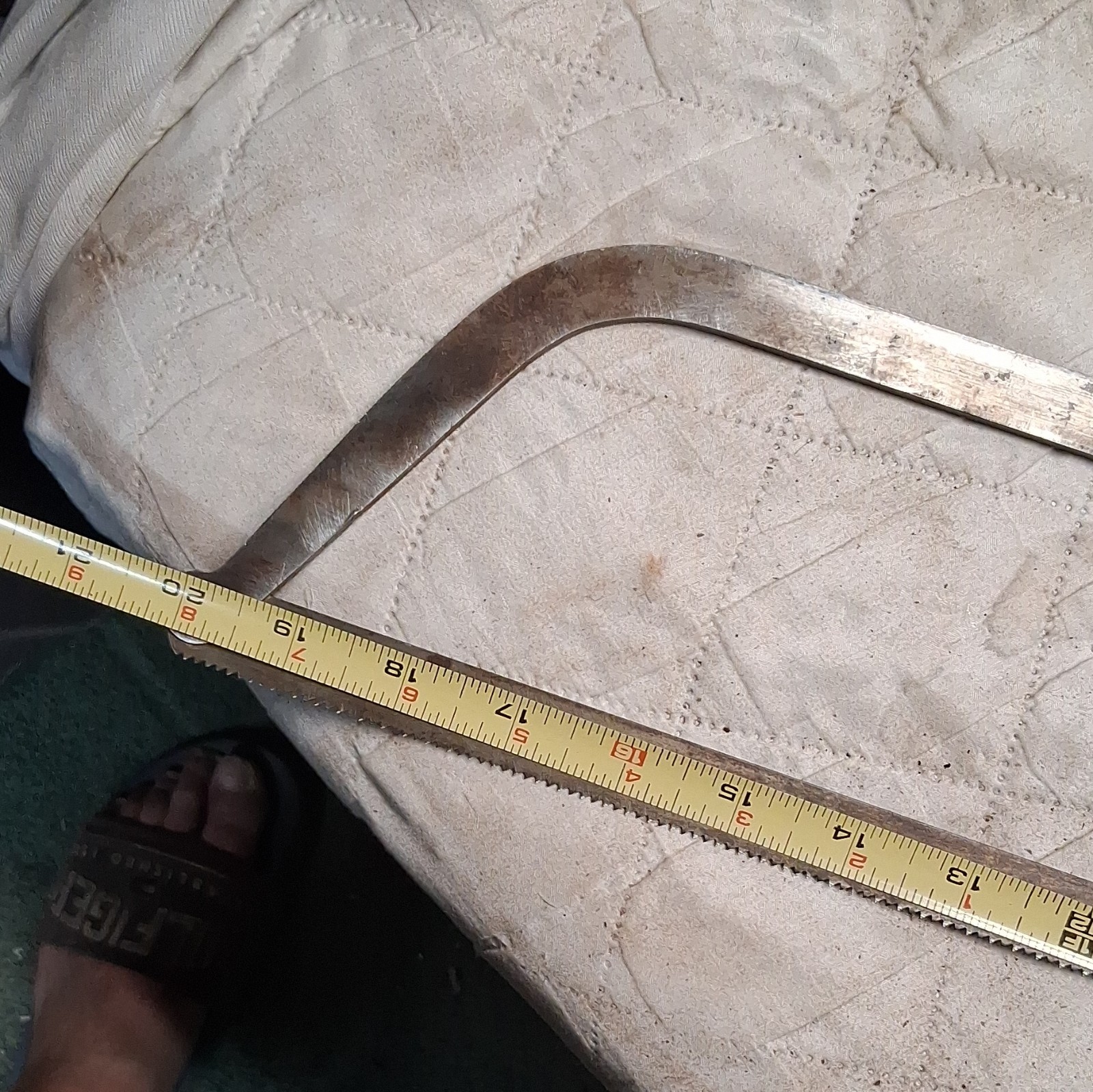 M W H Co. No. 366 Vintage Original Bow Saw Hand Saw w/ Wood Handle