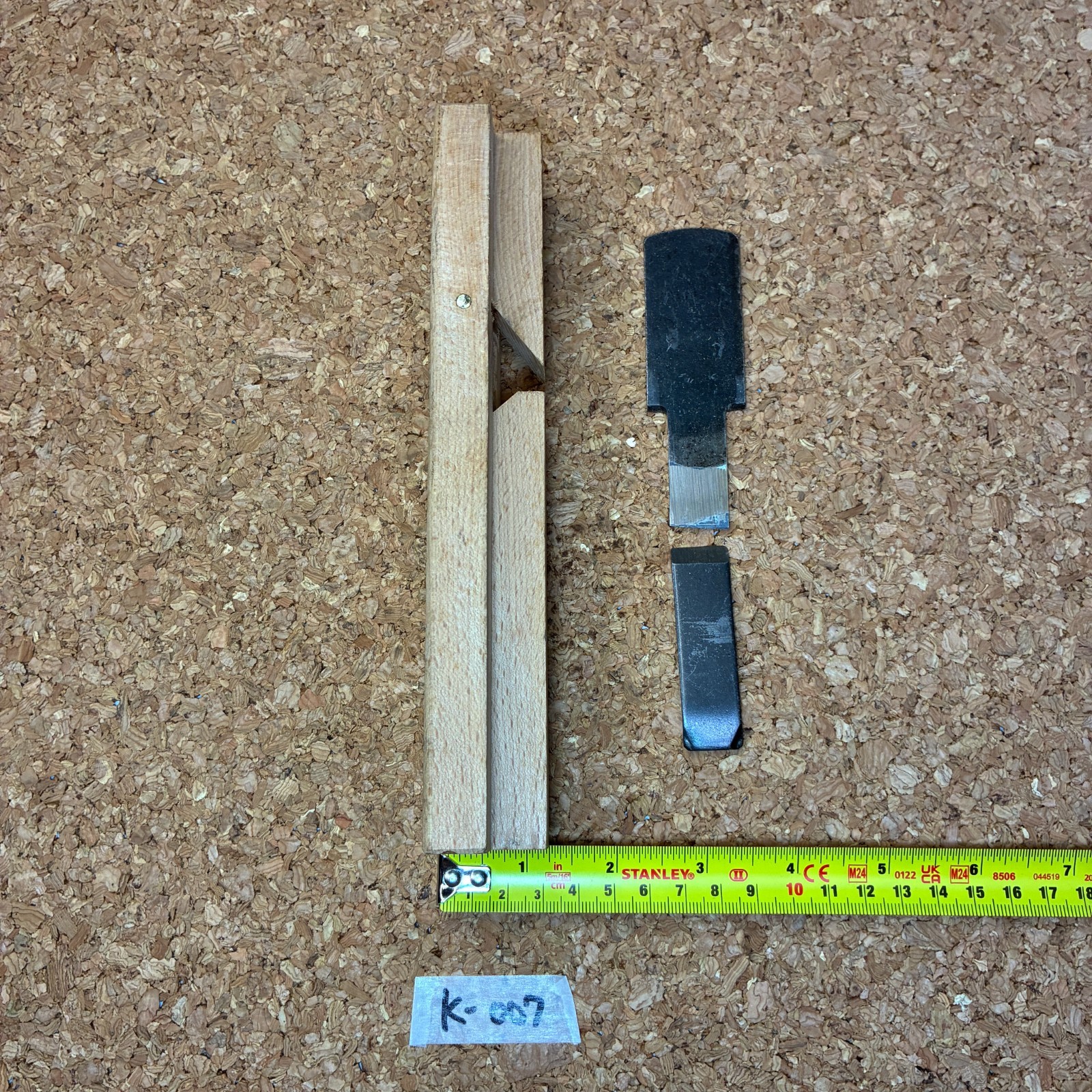 Japanese KANNA PLANE #K-007, 8.5in Carpenter Hand Tool Wood Craft Vintage 227g