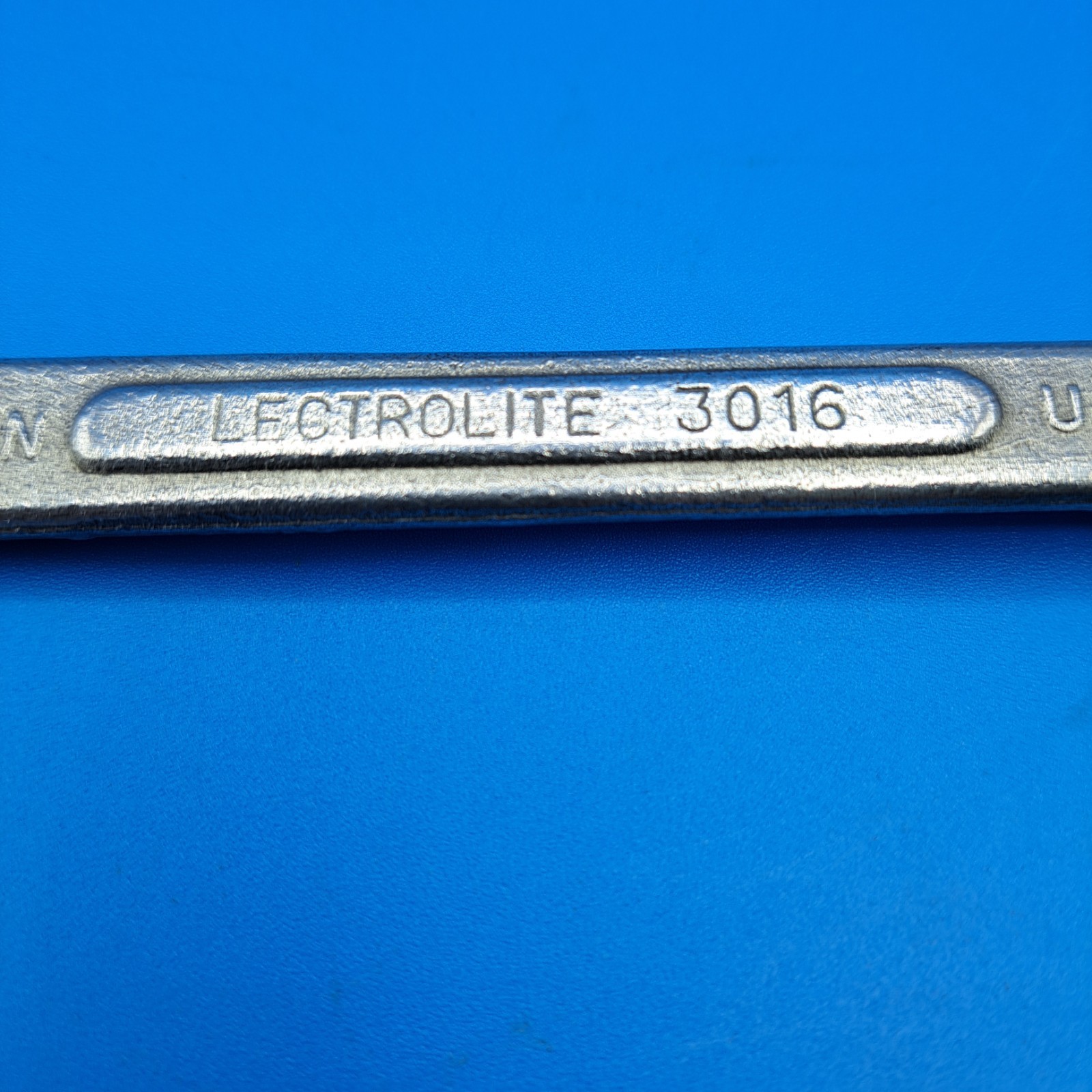 Vintage Lectrolite Tru-Fit 5/8 Combination Wrench, No 3016, .05 Chr .05 Van. USA