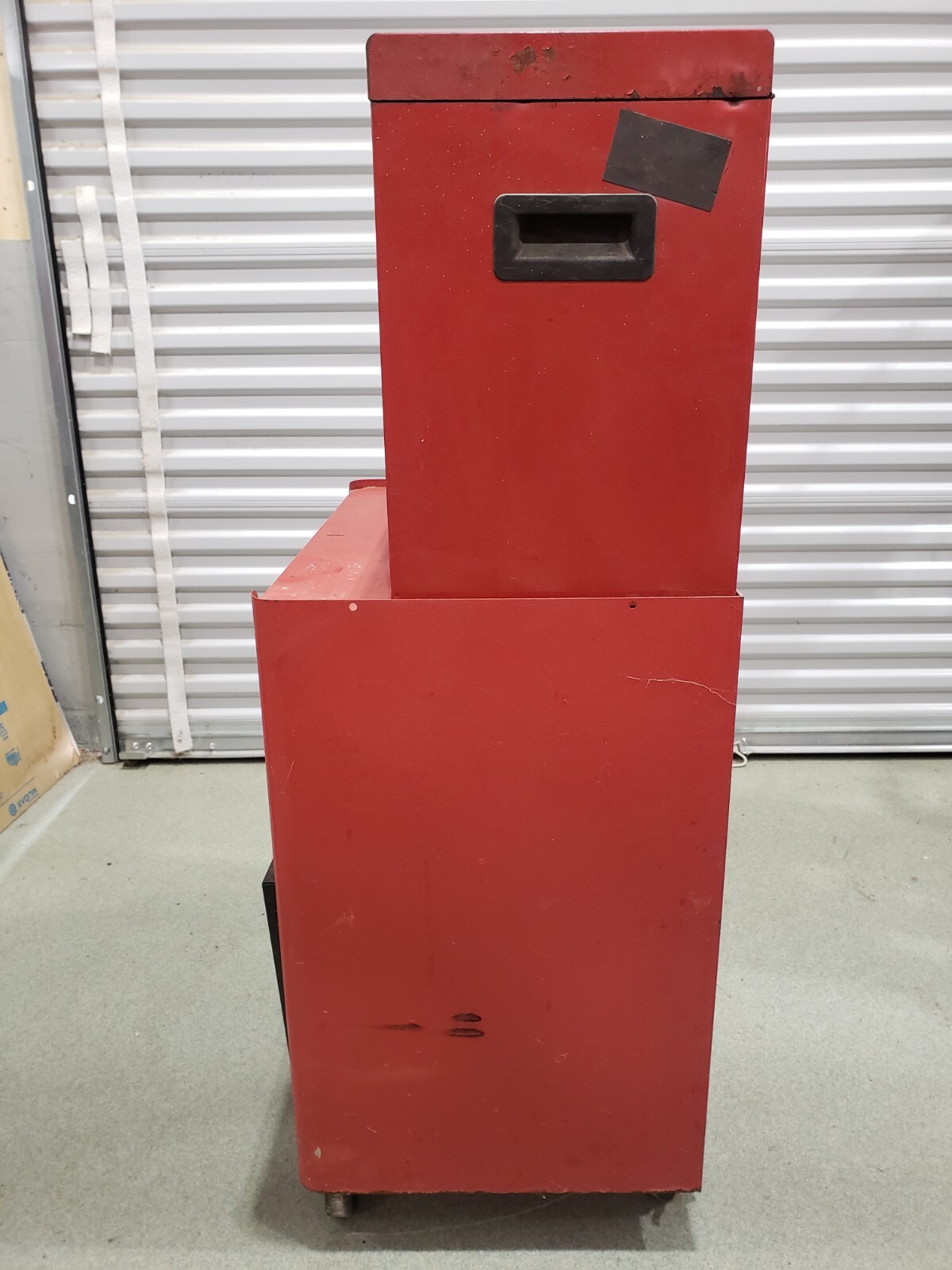 Red and Black Craftsman Toolbox with 10 Drawers and Bottom Compartment
