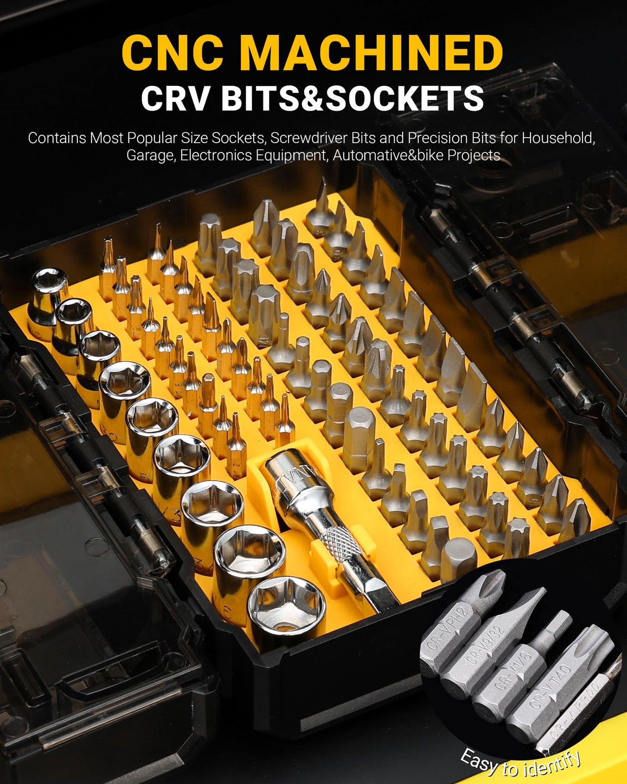 78 PCS Precision Screwdriver Socket Set Professional Magnetic Repair Tool