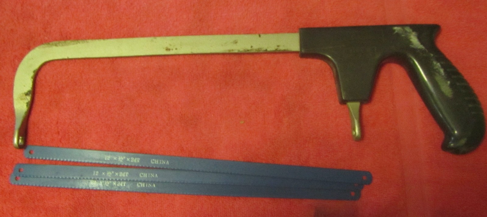 Vintage CRAFTSMAN hack saw with 3 new blades SEARS ROEBUCK AND CO. USA
