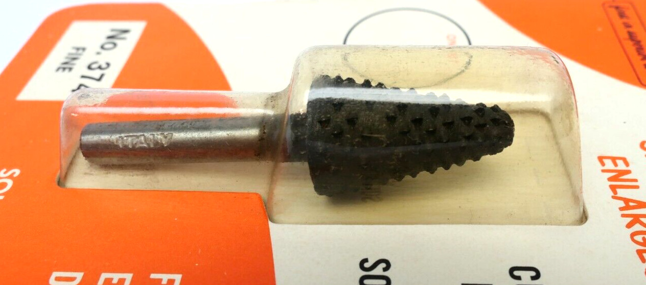 RARE Vintage Arco Roto-Cutter No.374 FINE Shapes Finishes & Enlarges Holes NOS