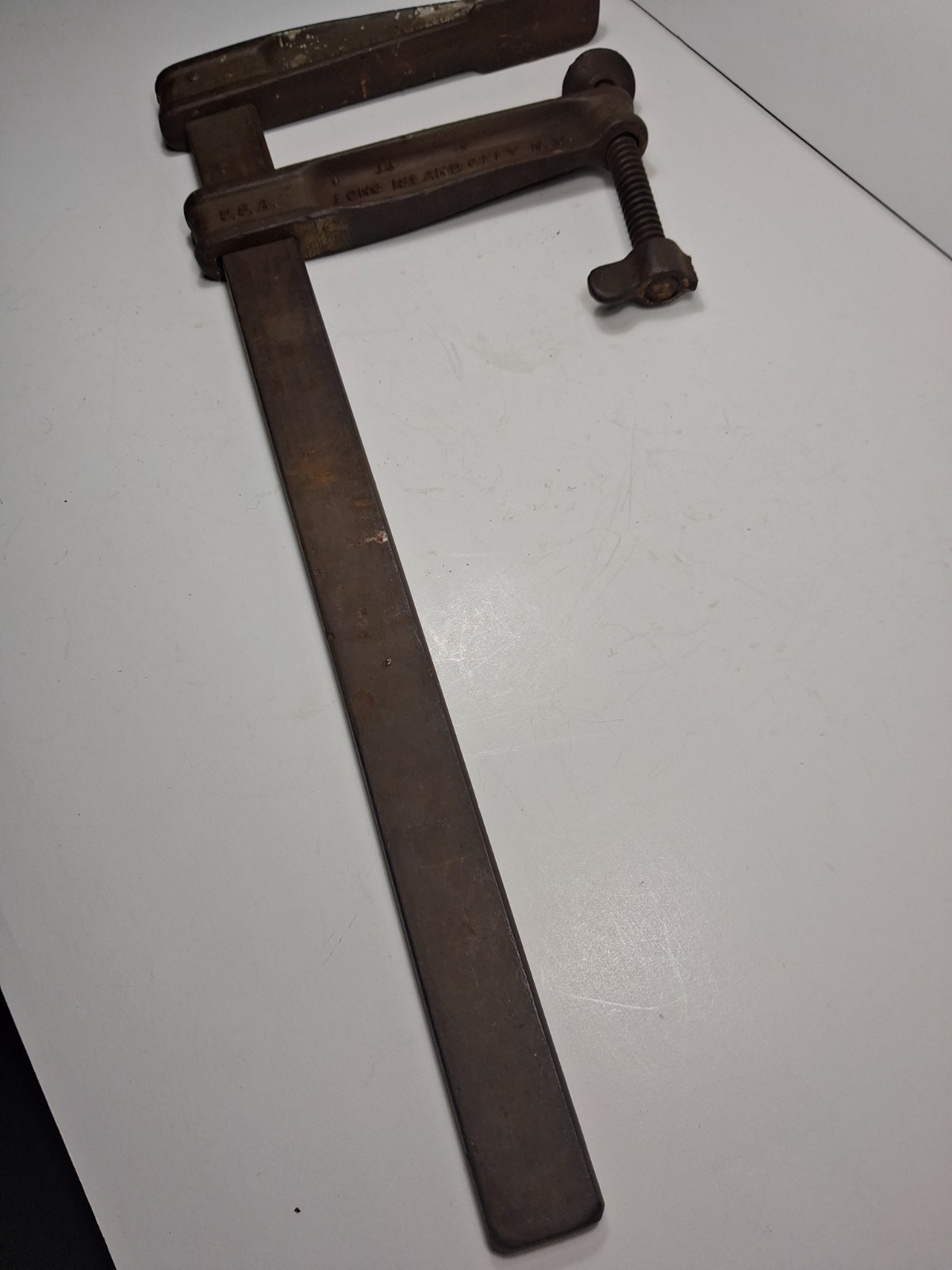 Vintage Wetzler Clamp 18″ -Wetzler Clamp Co. U.S.A. Long Island City N.Y.