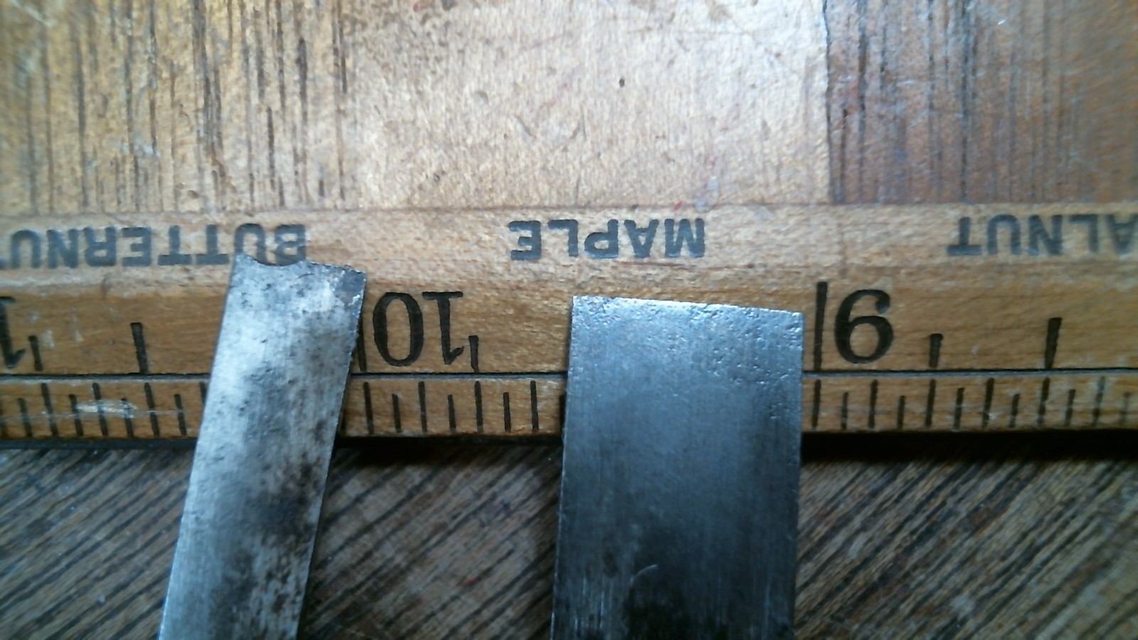 U17 2 ECLIPSE BEVEL EDGE WOOD CHISELS WOODWORKING 1/4 + 1/2″ MATCHING HANDLES