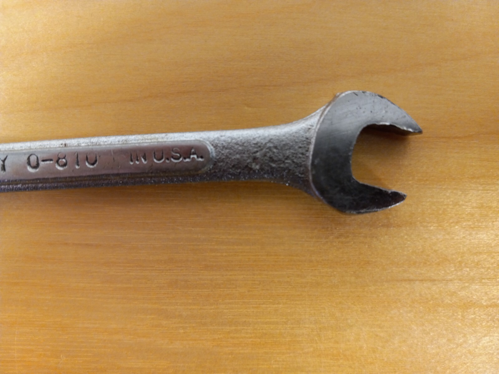 Vintage S-K Tools 1/4 x 5/16″ Open End Wrench, No. O-810, Made in USA