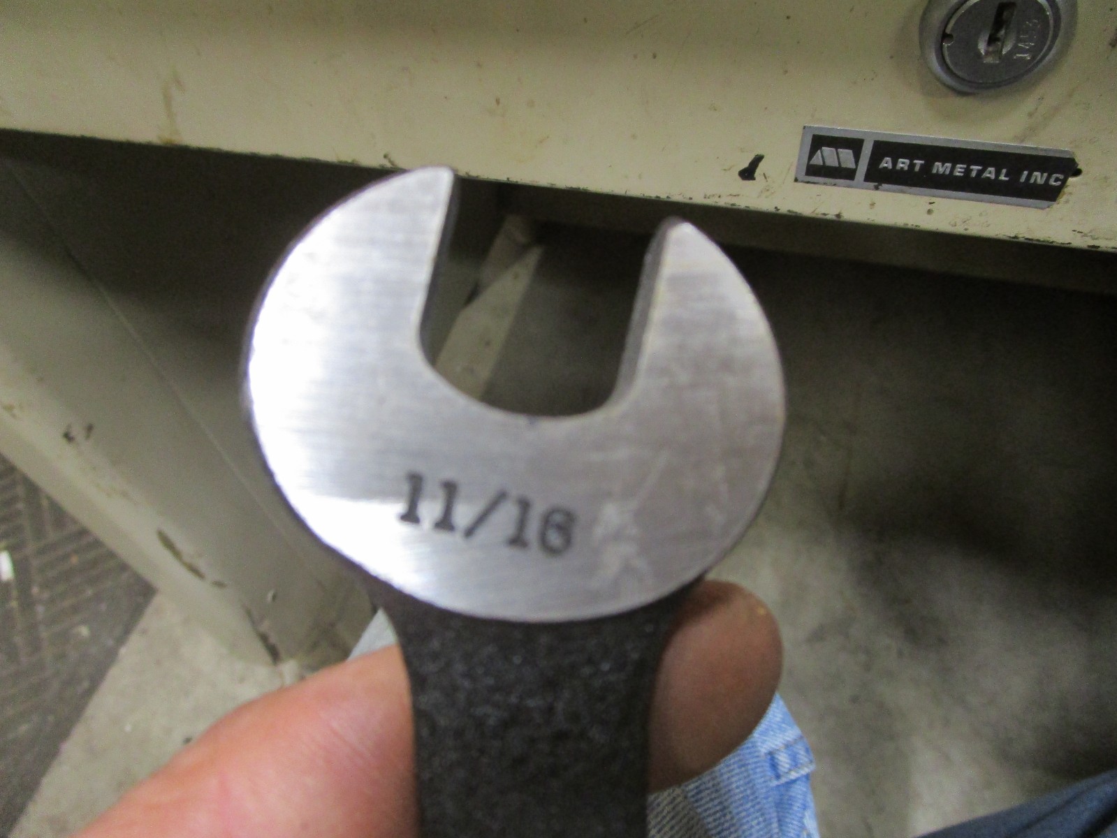 NOS BABY Billings No 27B 11/16″ & 5/8″ Double Open End Engineers Wrench USA