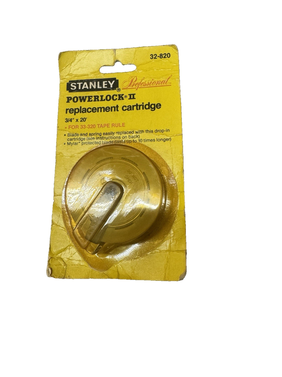 Vintage Stanley 32-820 Powerlock II Replacement Cartridge, 3/4″ x 20