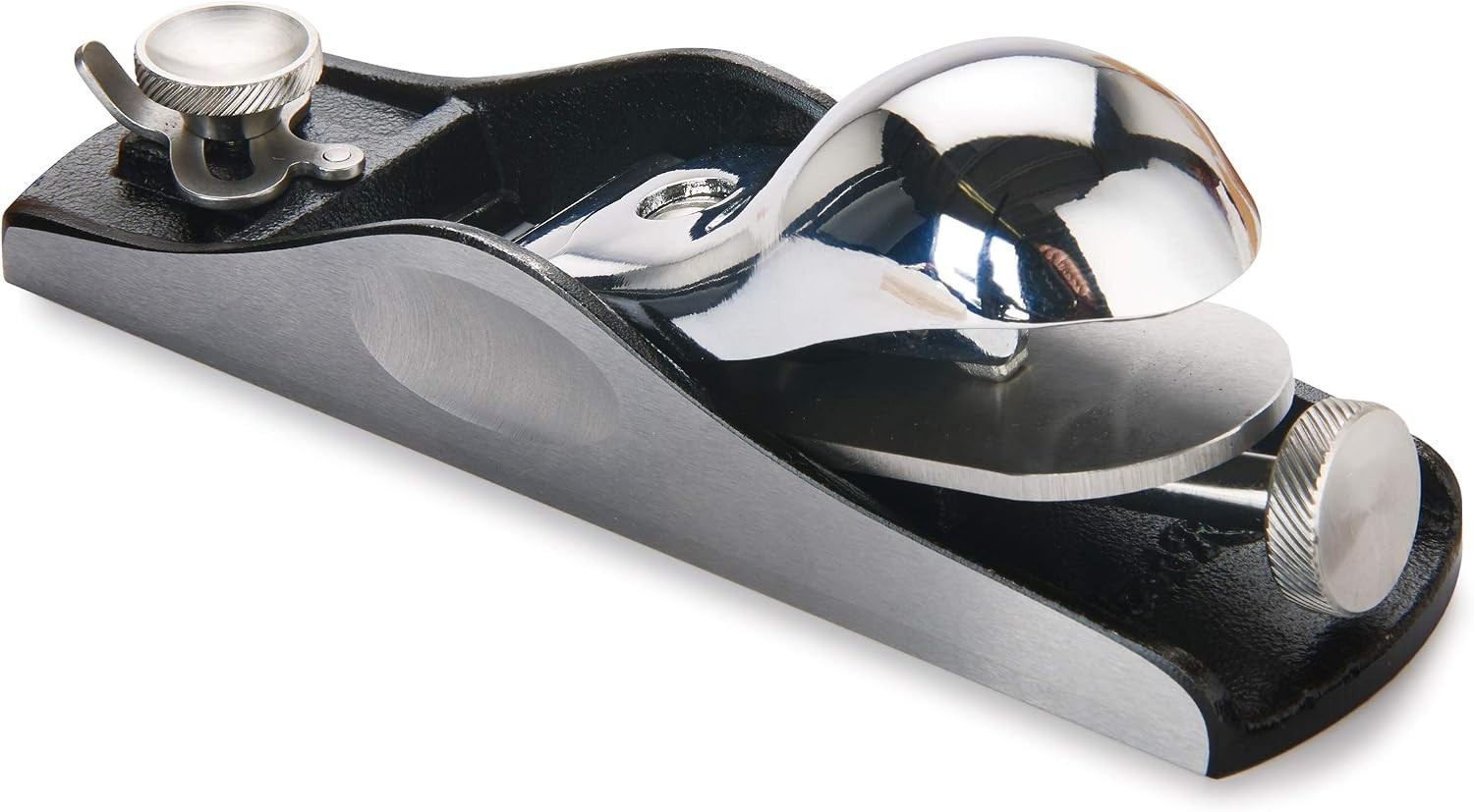 Classic Cast Iron Low Angle Block Plane – High Carbon Steel Blade Included