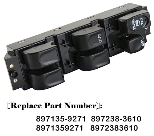 Power Window Switch Fits Isuzu Rodeo 1998-2004, for Isuzu Axiom 2002