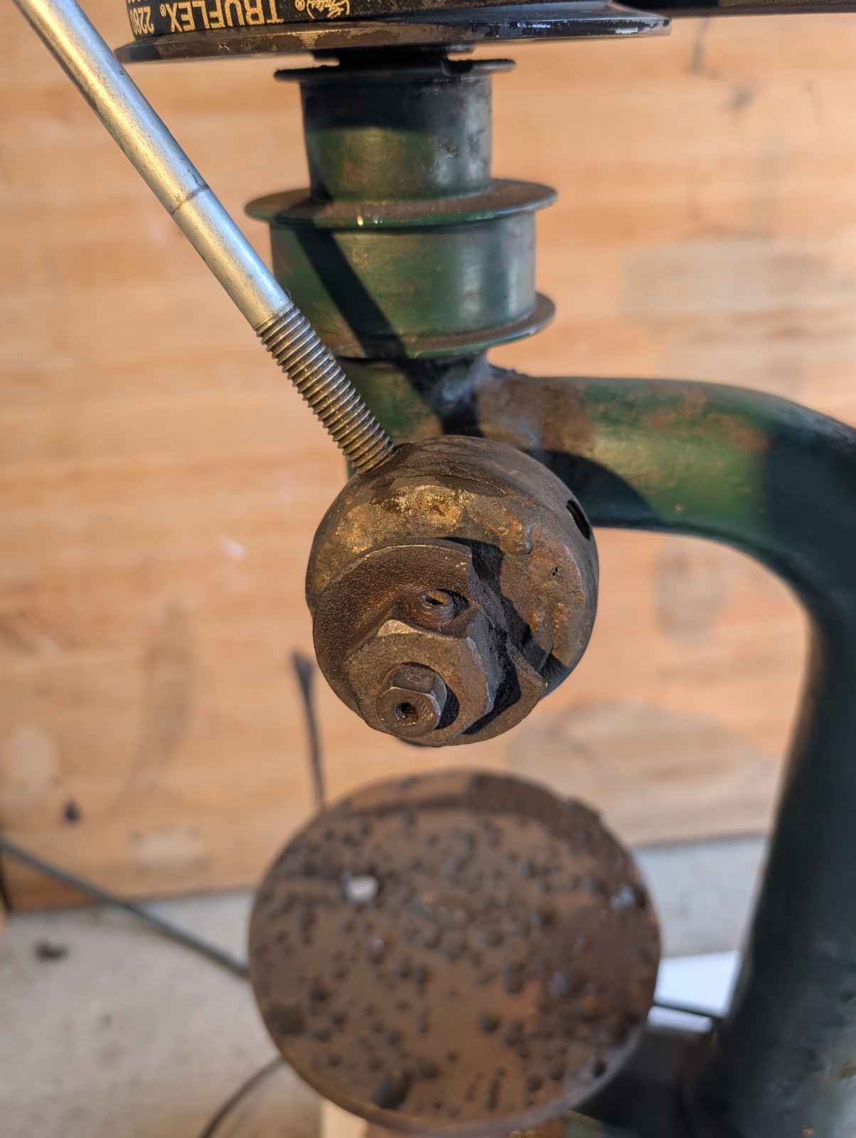 Antique Burke Tool Co drill press bench top gunsmith Mining Rare Drill