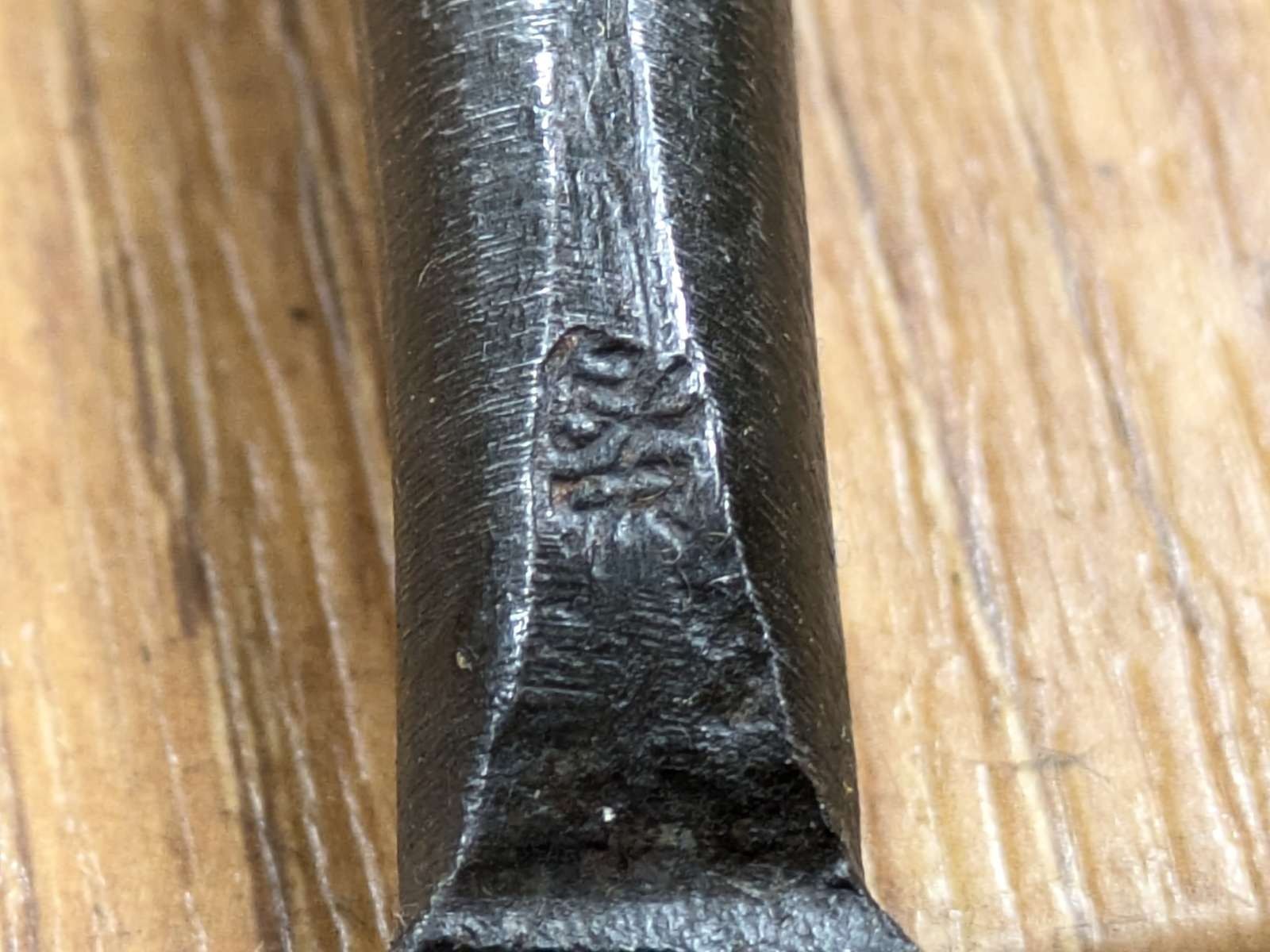 Japanese vintage chisel Tsuki (Kote) Nomi Japan Signed Vintage 3.23mm KH971