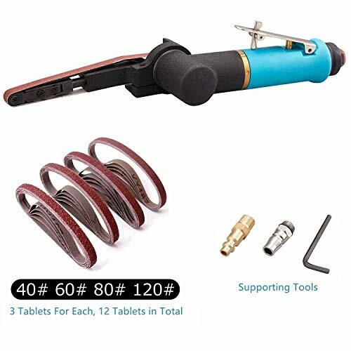 AIR BELT SANDER Pneumatic Tool Grinder for Aluminum Iron Steel Metal MINIMPROVER