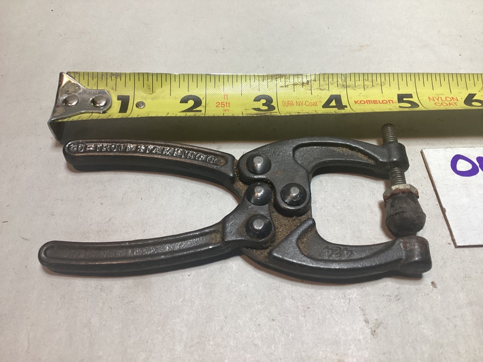 Vintage Detroit Stamping #424 welding pliers