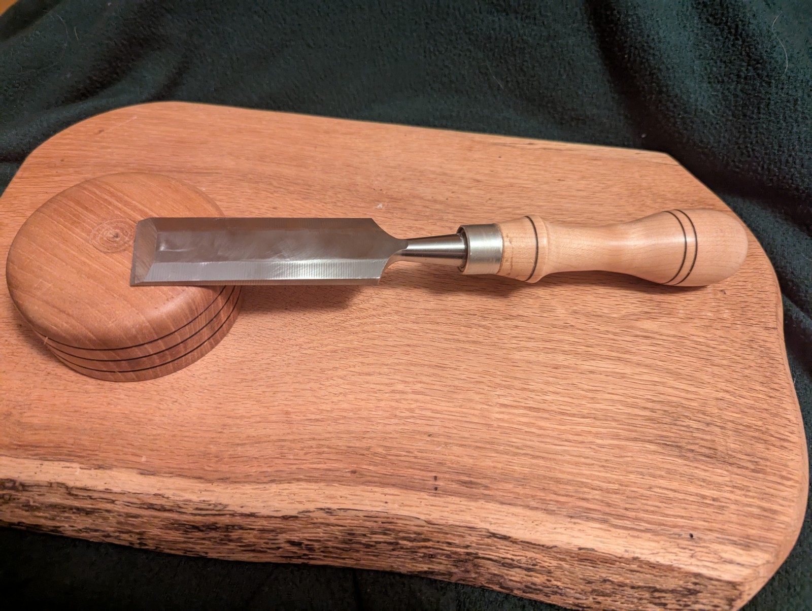 1 1/4 Inch Timer frame Chisel w/ Hardrock Maple Handle