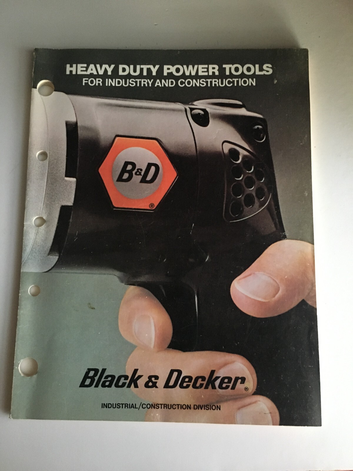 Black & Decker Heavy Duty Power Tools for Industry & Construction Catalog PE-7